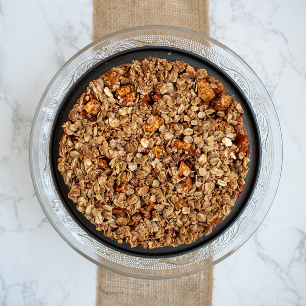 Gezond appel havermout taartje