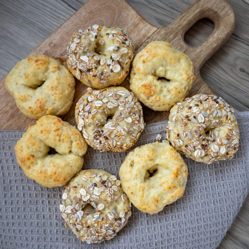 cottage cheese bagels