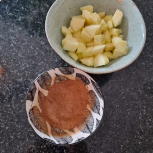 Appel scones Baksels by Mandy