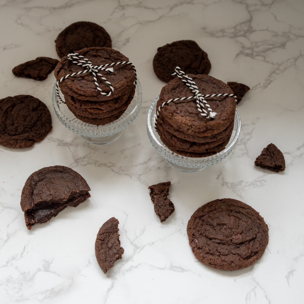 Chocolade munt cookies