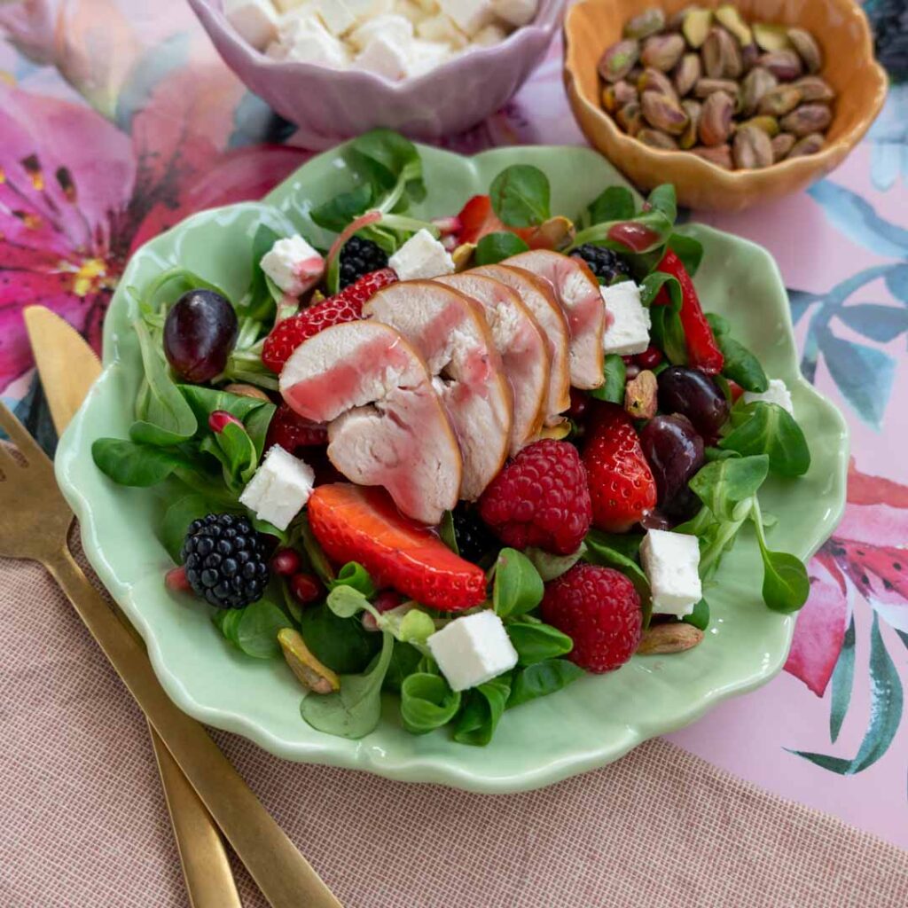 Rood fruit salade Baksels by Mandy