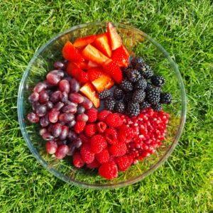 Rood fruit salade Baksels by Mandy