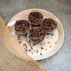 Vegan chocolade cupcakes Baksels by Mandy