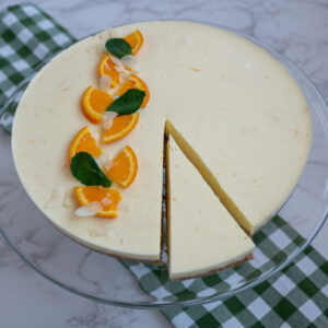 Sinaasappel kwarktaart Baksels by Mandy