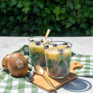 Chia pudding Gold kiwi Baksels by Mandy