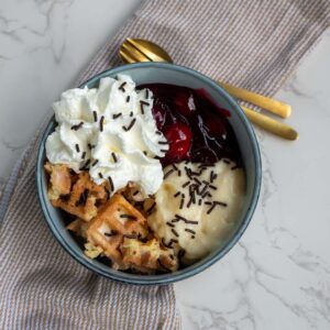 Leftover toetjes bowl Baksels by Mandy