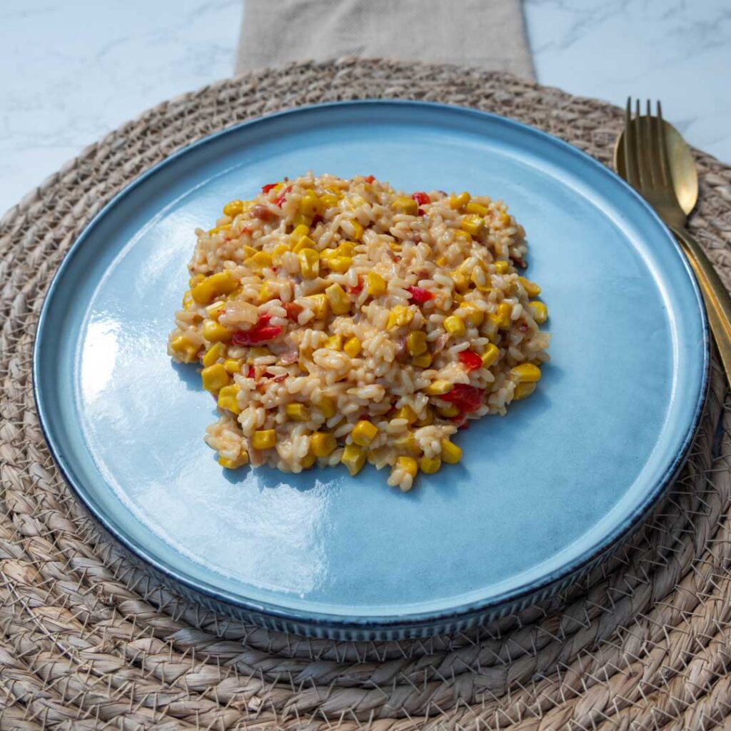 Snelle maïs risotto Baksels by Mandy