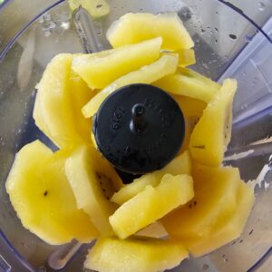 Sungold Kiwi sorbet ijs Baksels by Mandy