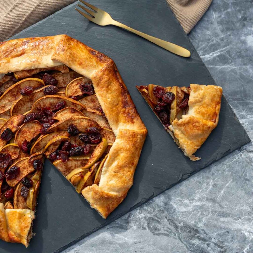 Appel cranberry galette Baksels by Mandy