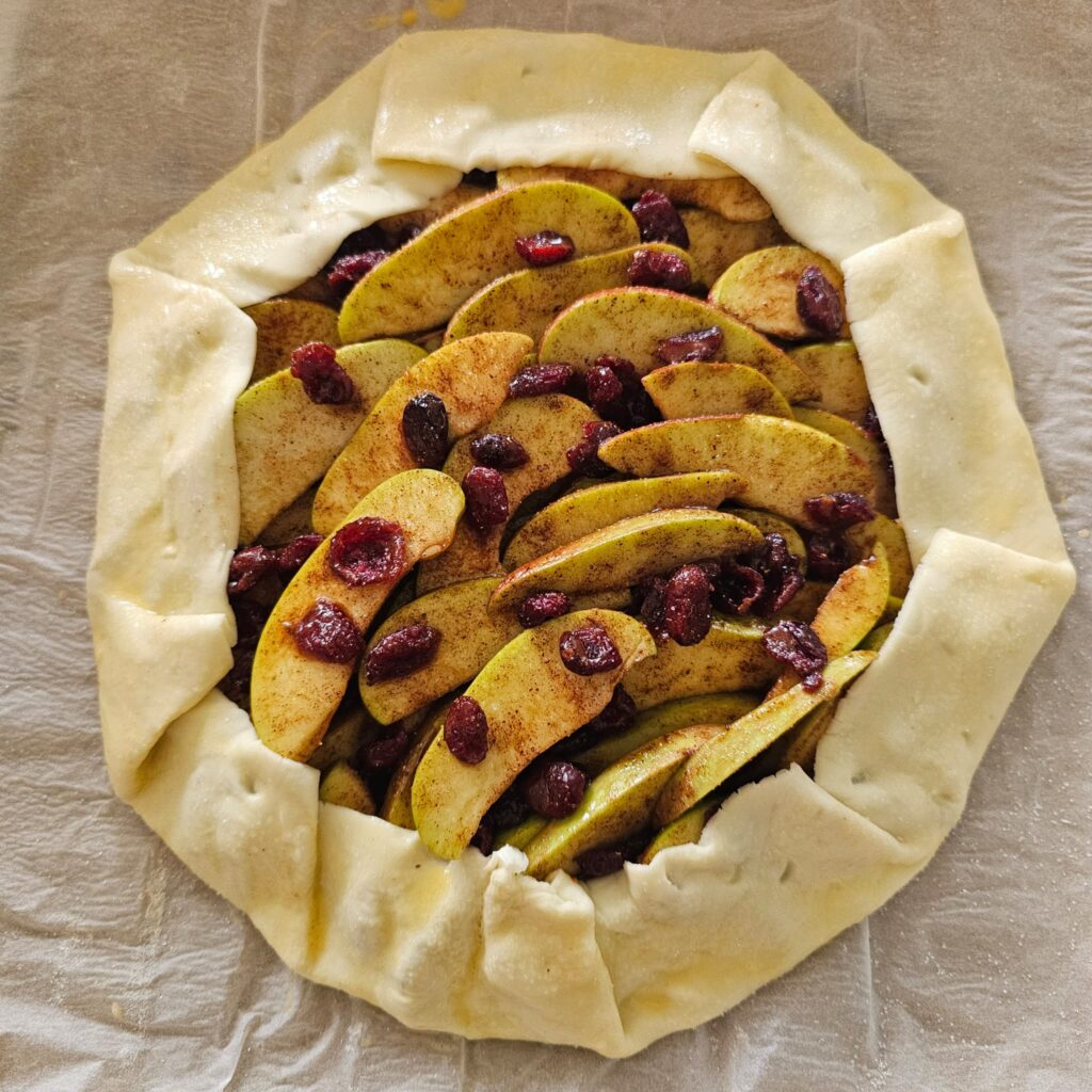 Appel cranberry galette Baksels by Mandy