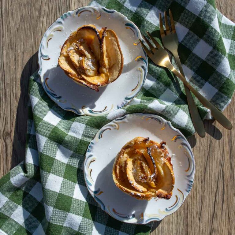 Bladerdeeg appel roosjes Baksels by Mandy