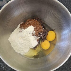 Chocolade pasta brownies Baksels by Mandy
