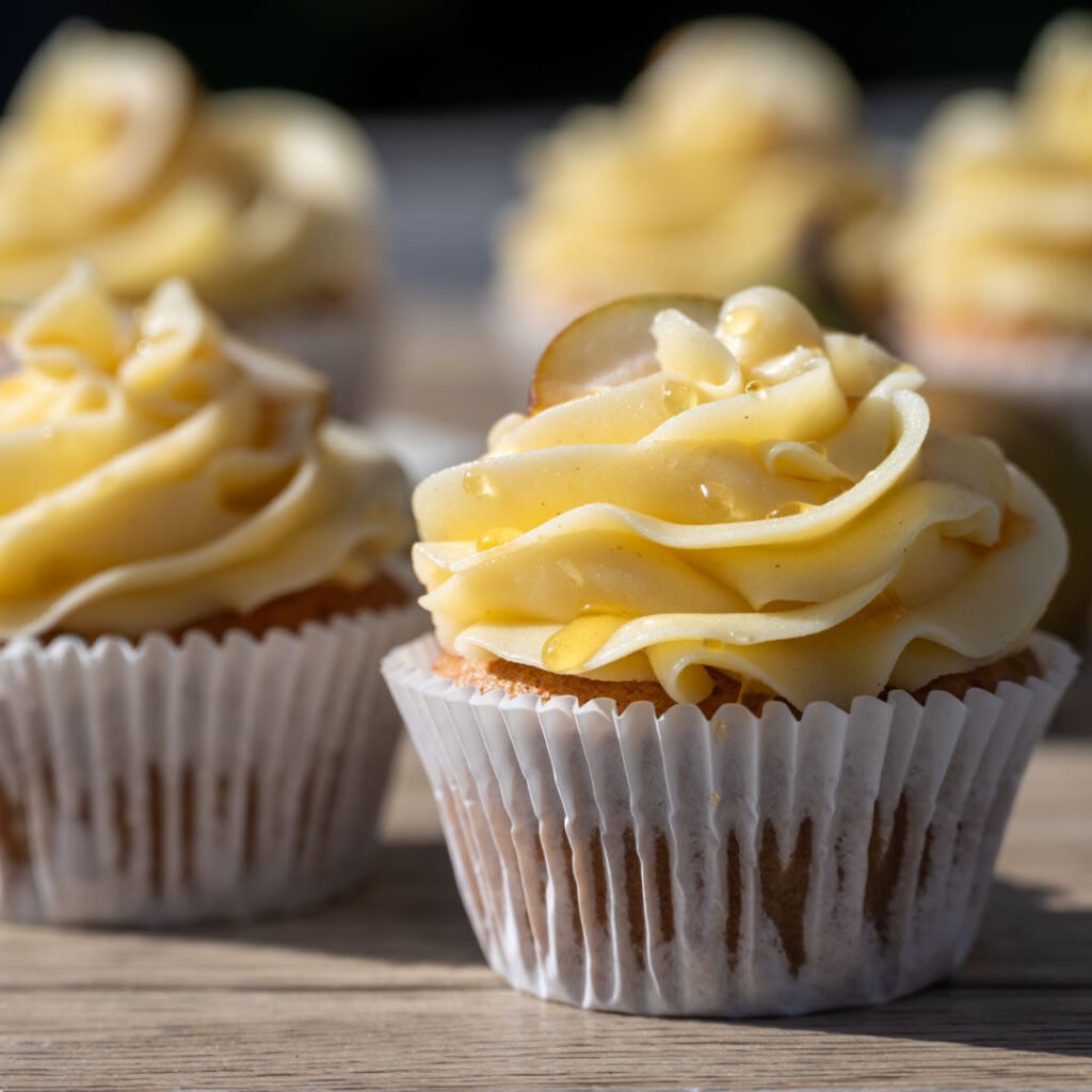 Peren cupcakes Baksels by Mandy
