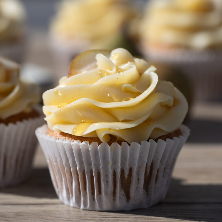 Peren cupcakes Baksels by Mandy
