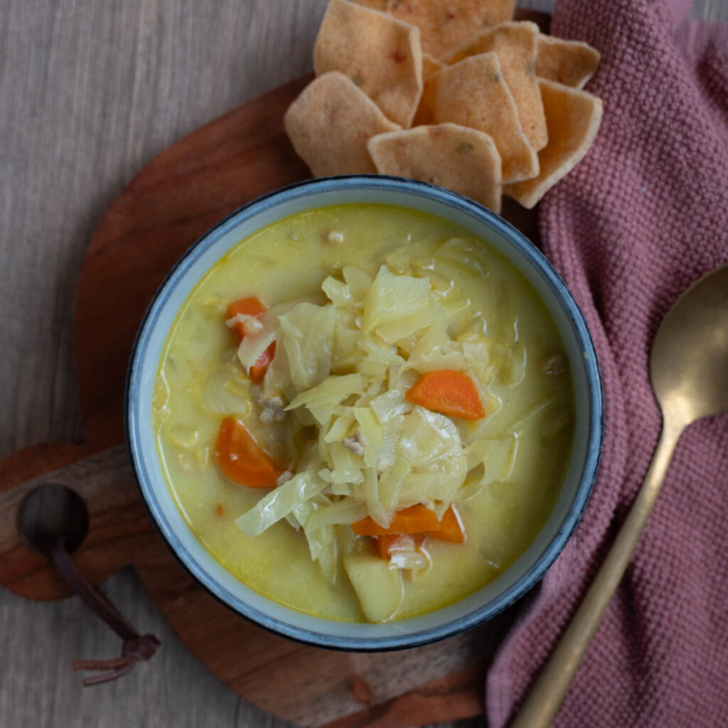 Witte kool soep Baksels by Mandy