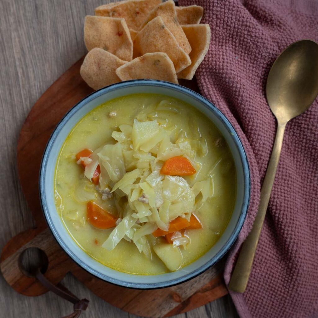 Witte kool soep Baksels by Mandy