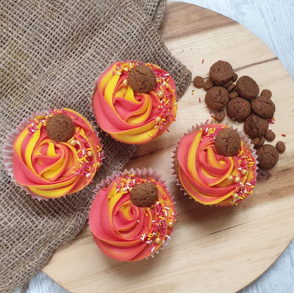 Kruidnoten cupcakes Baksels by Mandy
