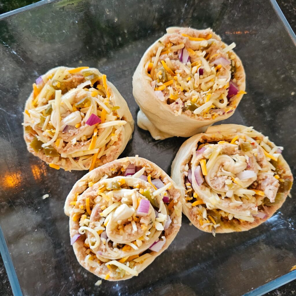 Tuna melt rolls Baksels by Mandy