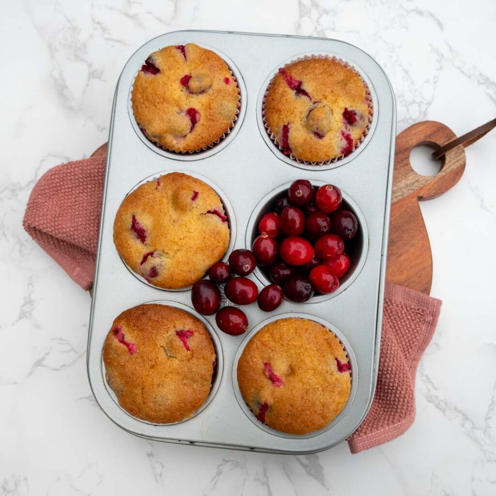 Cranberry Muffins Baksels by Mandy