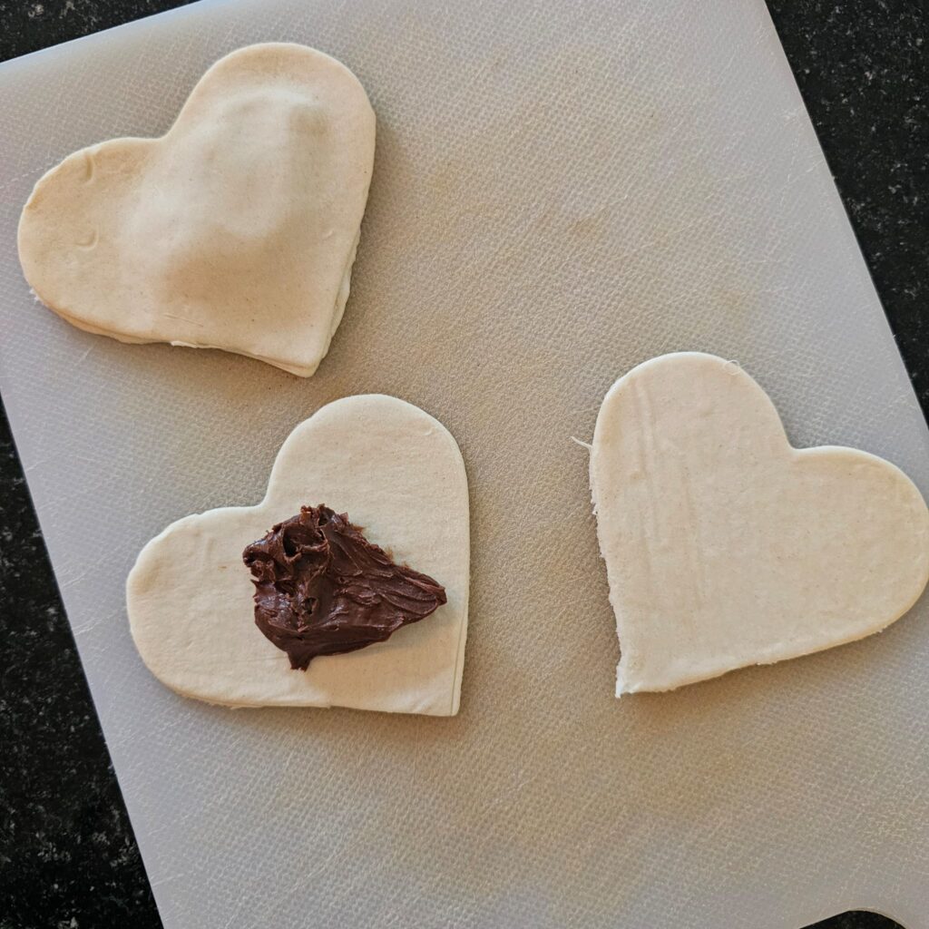 Nutella bladerdeeg wafels Baksels by Mandy