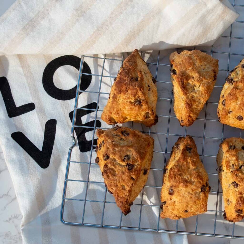 Chocolate chip Scones Baksels by Mandy