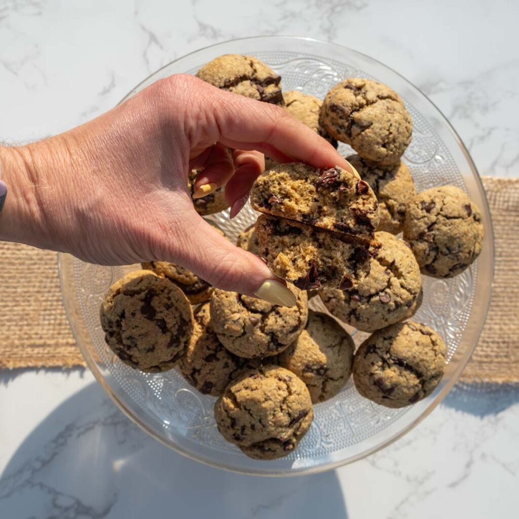 Havermeel Chocolate chip Cookies Baksels by Mandy