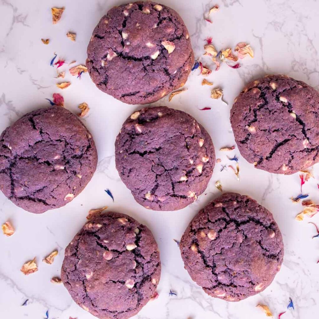 Lila Matcha Ube Cookies Baksels by Mandy