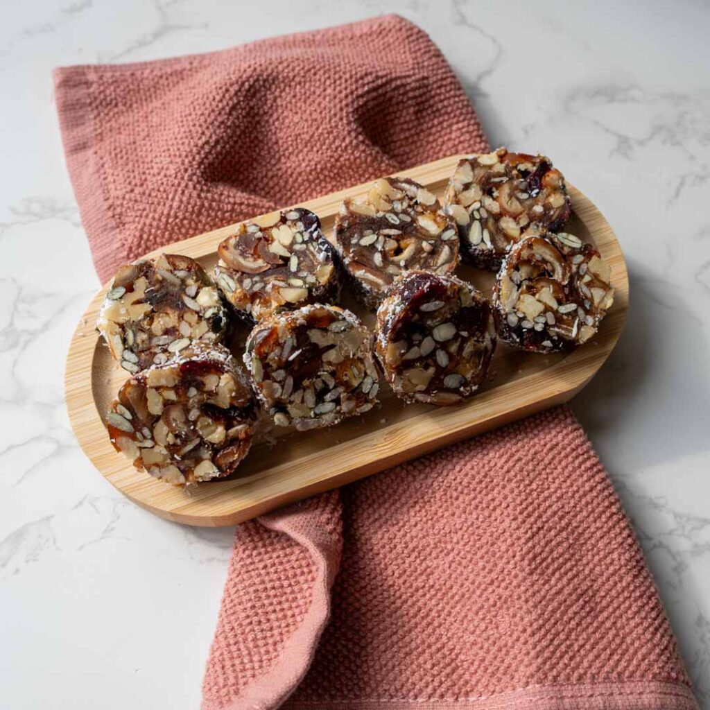 Nobake dadel koekjes Baksels by Mandy