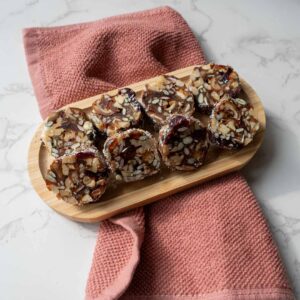 Nobake dadel koekjes Baksels by Mandy