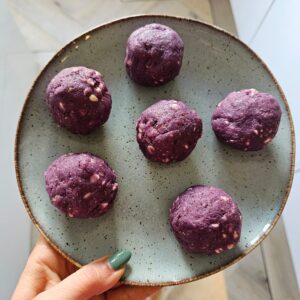Lila Matcha Ube Cookies Baksels by Mandy