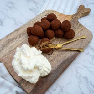 Tiramisu ballen met mascarpone room Baksels by Mandy